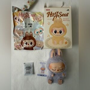 POP MART Authentic Labubu THE MONSTERS Have a Seat Vinyl Plush Zizi